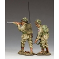 DD285-1 82nd Airborne Paratroopers covering fire